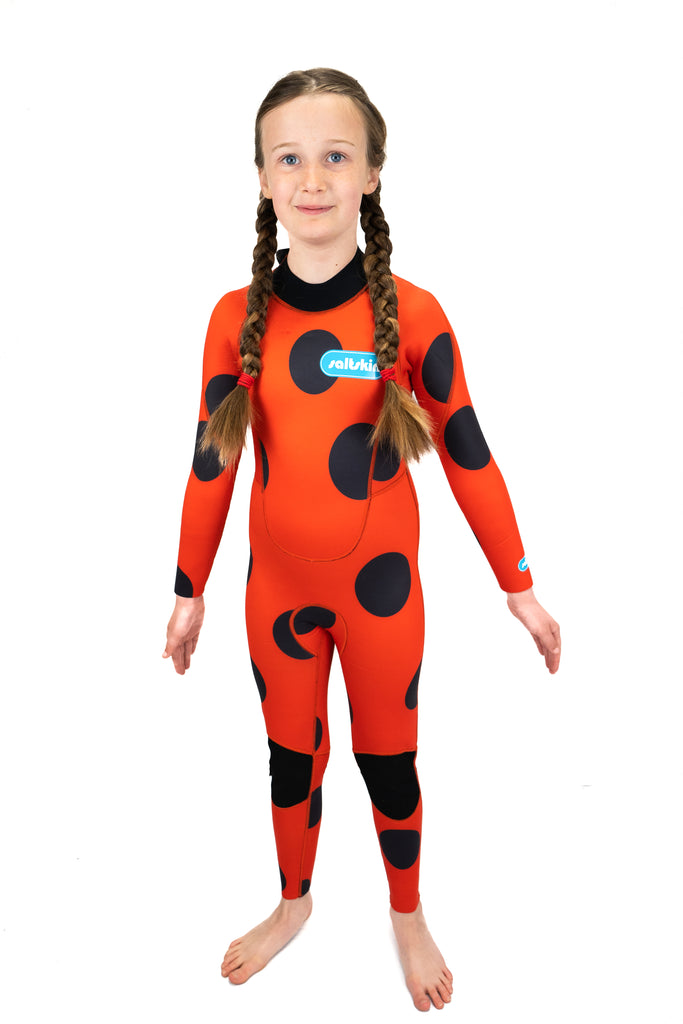 Saltskin Ladybird 3/2 mm Full Kid wetsuit Flat lock