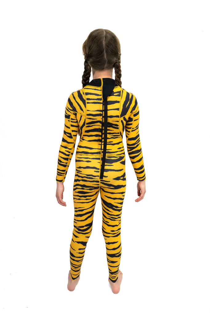 Saltskin Tiger 3/2 mm Full Kid wetsuit Flat lock
