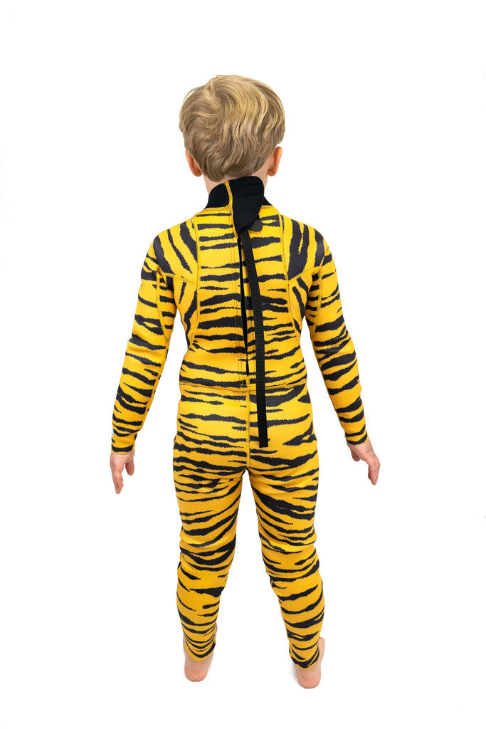 Saltskin Tiger 3/2 mm Full Kid wetsuit Flat lock