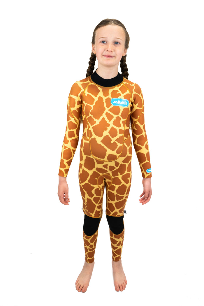 Saltskin Giraffe 3/2 mm Full Kid wetsuit Flat lock
