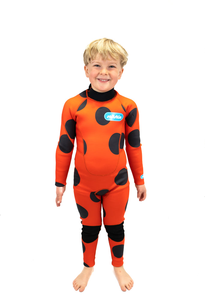Saltskin Ladybird 3/2 mm Full Kid wetsuit Flat lock