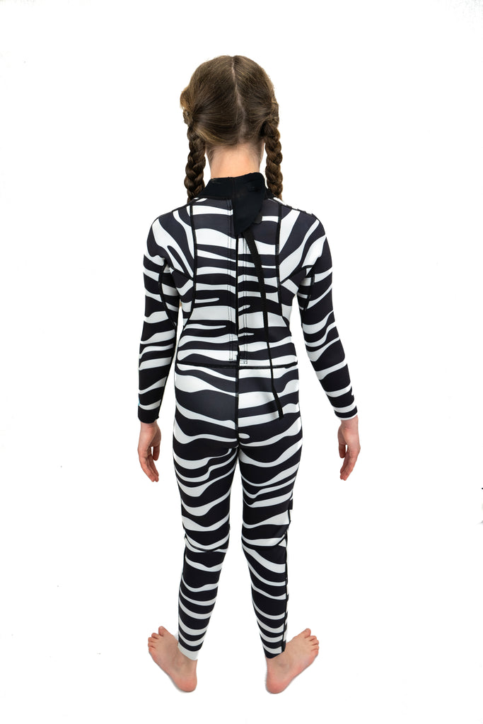 Saltskin Zebra 3/2 mm Full Kid wetsuit Flat lock