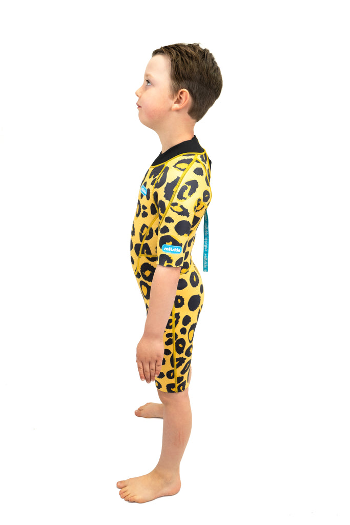 Saltskin Leopard 2/2 mm Kid shorty wetsuit Flat lock